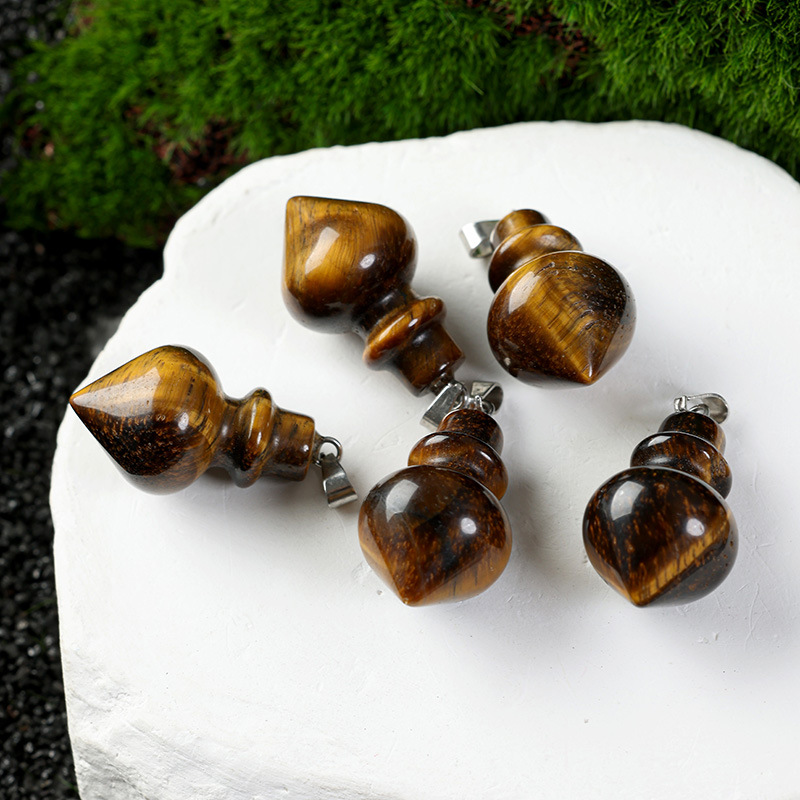 A tiger eye stone pendant