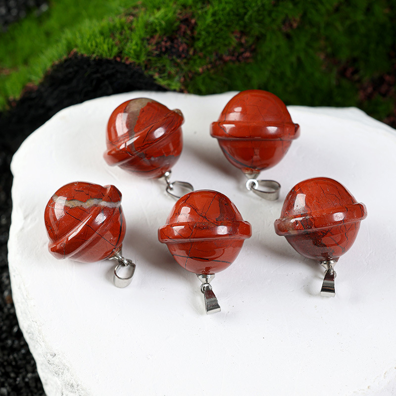A red jasper pendant