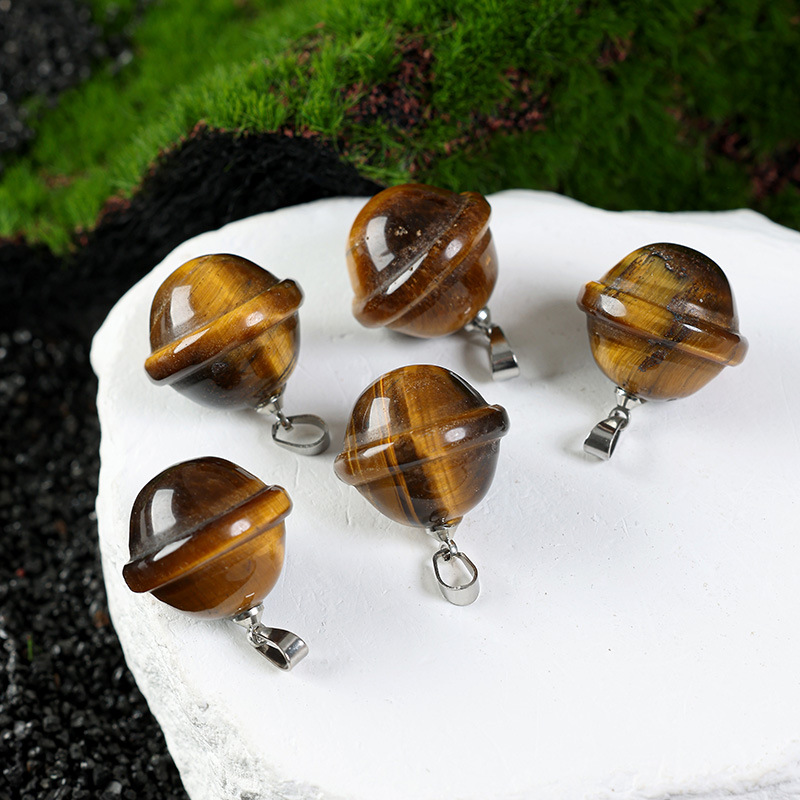 A tiger eye stone pendant