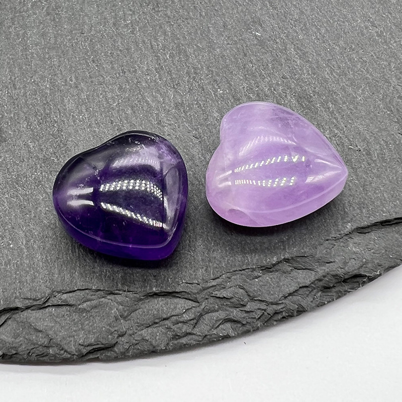 2:Amethyst love pendant one
