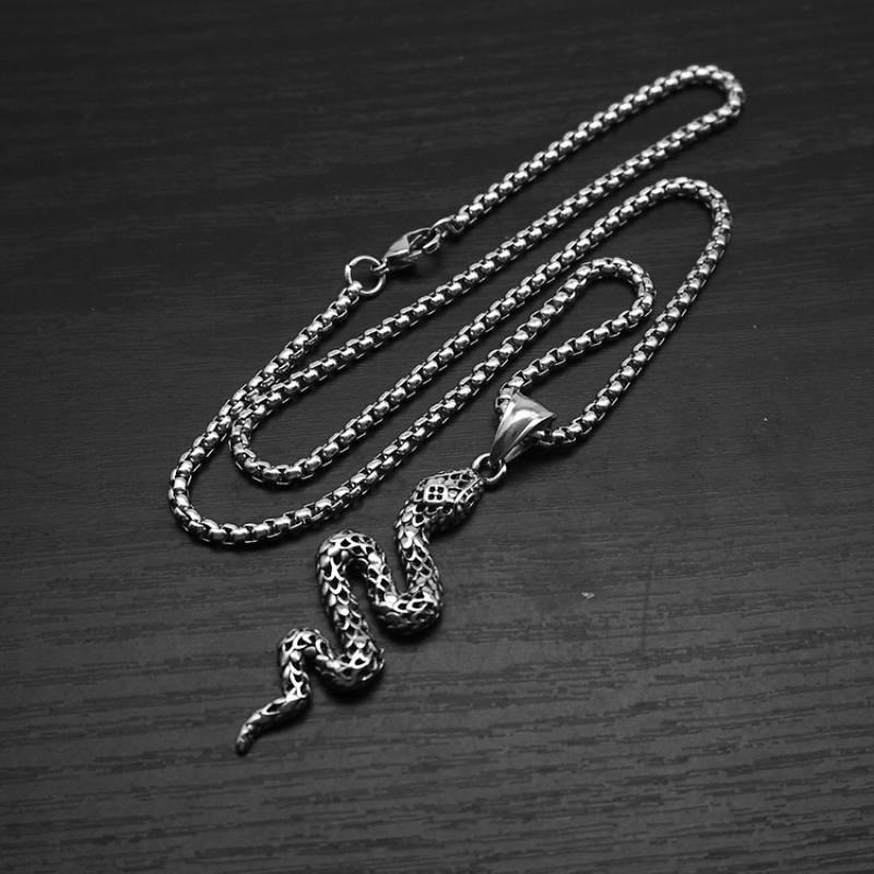 2:Steel color with 60cm square pearl chain