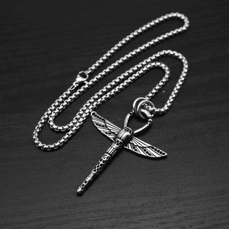 Steel color with 60cm square pearl chain