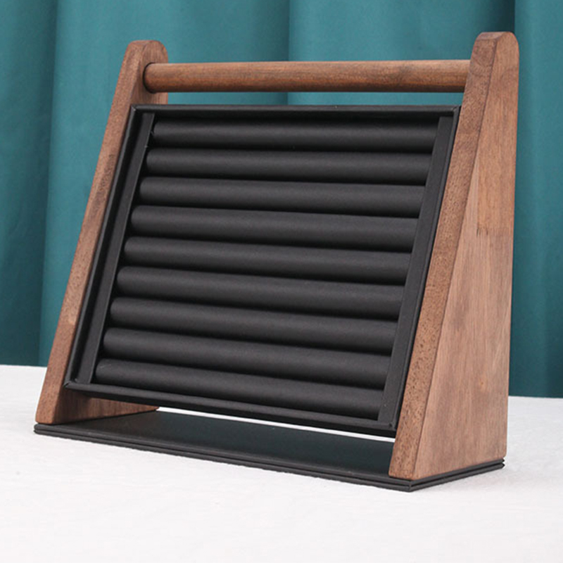 1:black leather (walnut color)