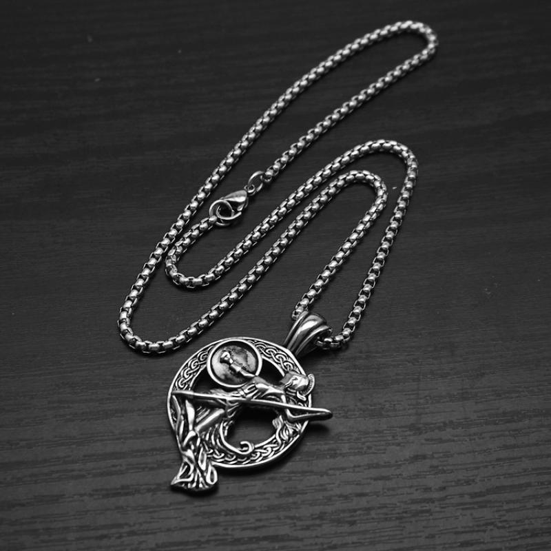 2 Steel color with 60cm square pearl chain