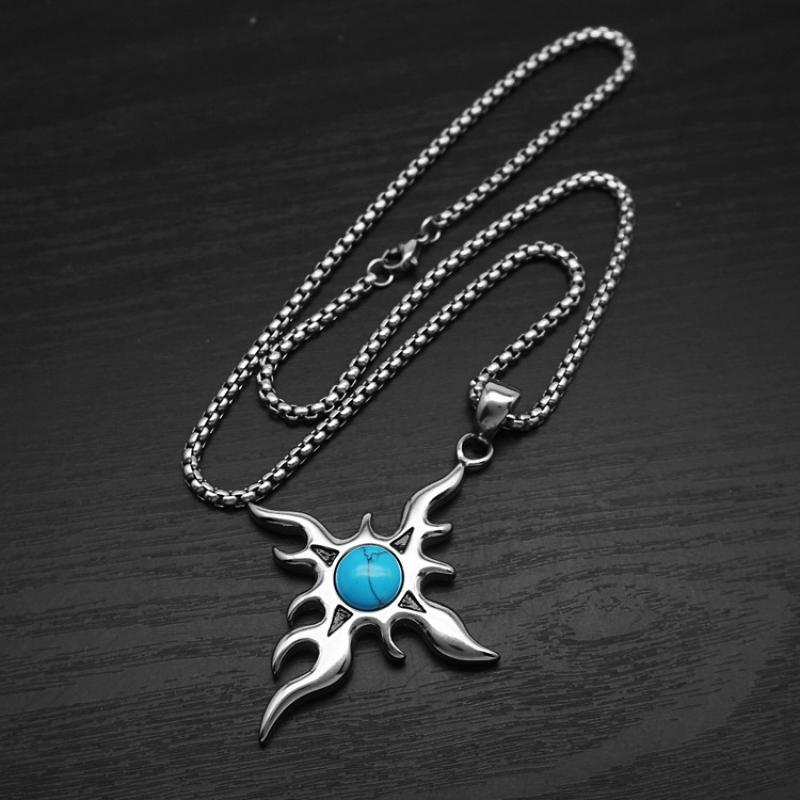 With 60cm square pearl chain