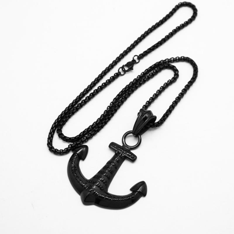 6:Black with 60cm square pearl chain