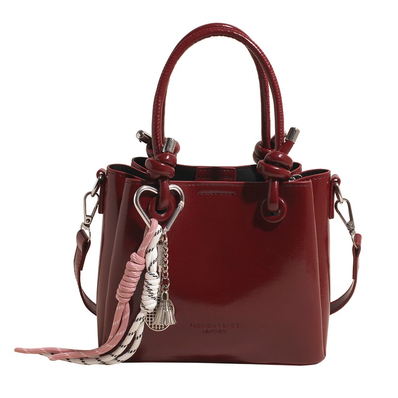 Burgundy with pendant