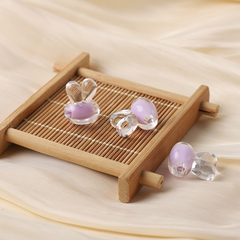 Purple Large size 15.5*20.5mm hole 2.3mm