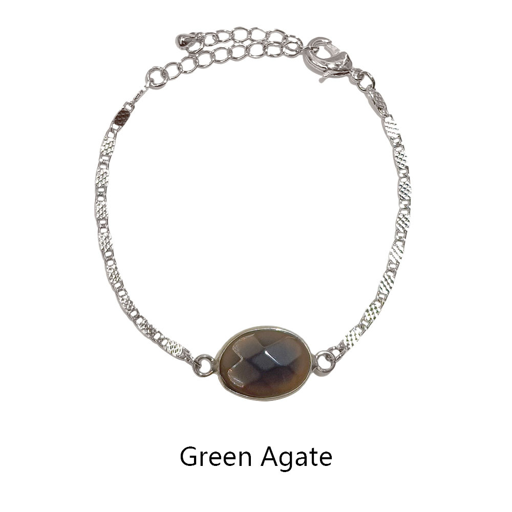 1:Green agate