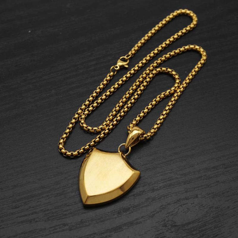 4:Gold with 60cm gold square Pearl Chain