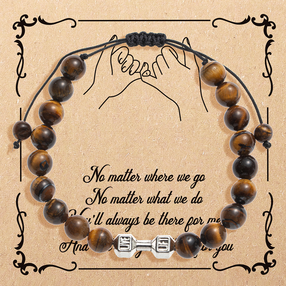 2442-07 yellow tiger eye stone   card