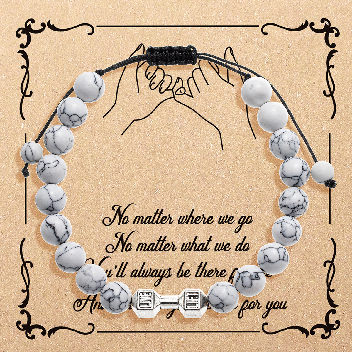 2442-09 white turquoise   card