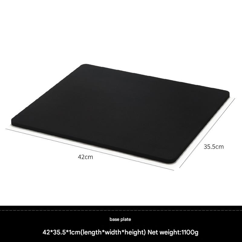 Rounded corner base plate