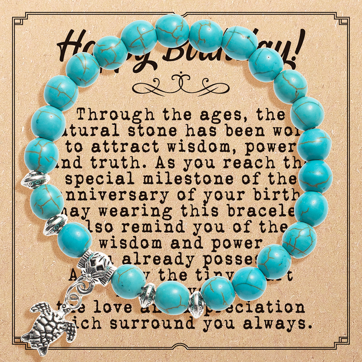 2437-5 turquoise   card