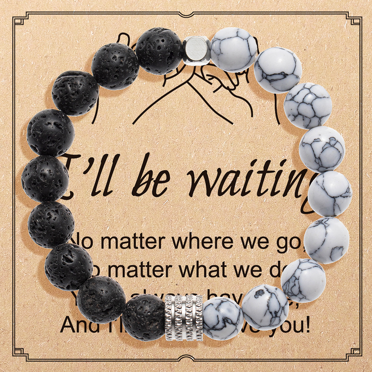 2443-06 synthetic white turquoise   card