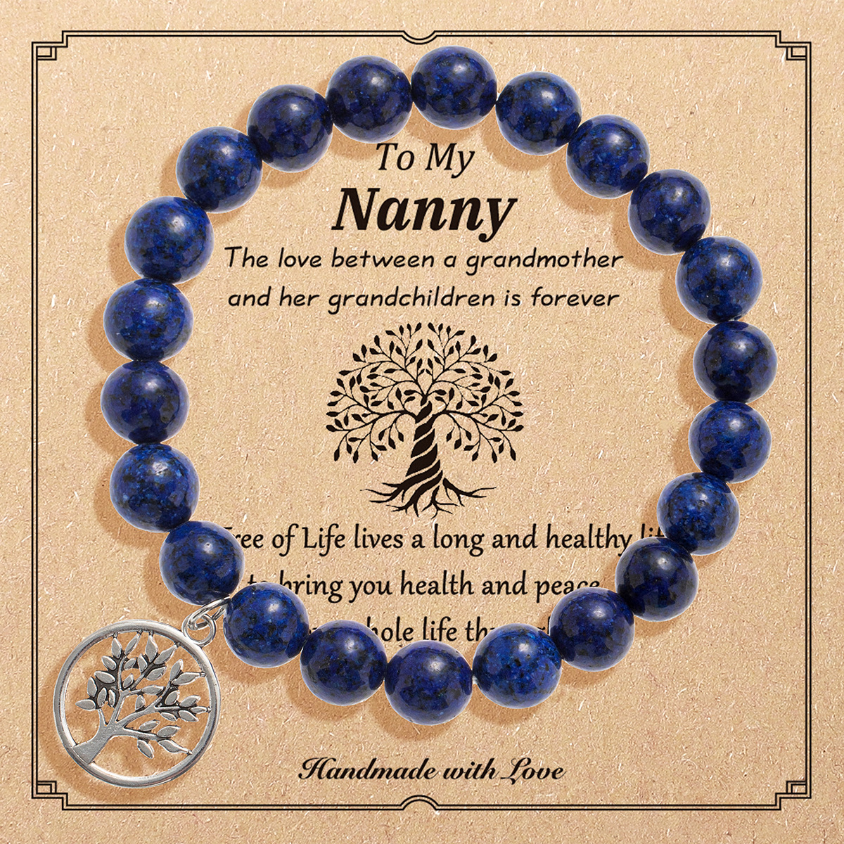 1:2435-1 burlap quartz card