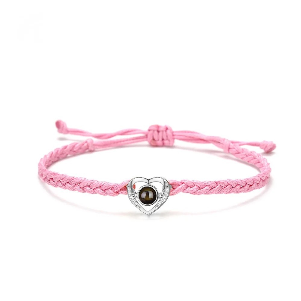 5:Pink rope white gold