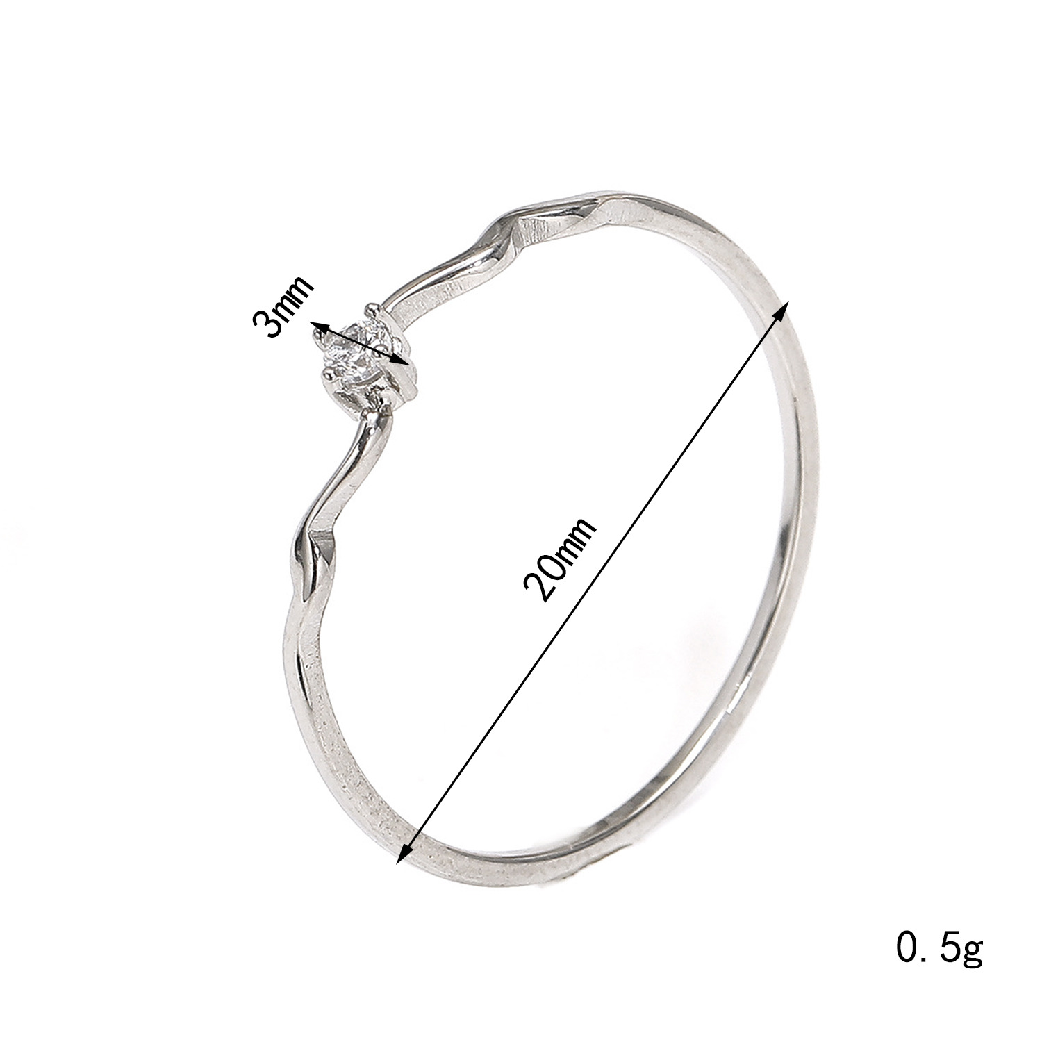 color preserve steel color plated US Size #6