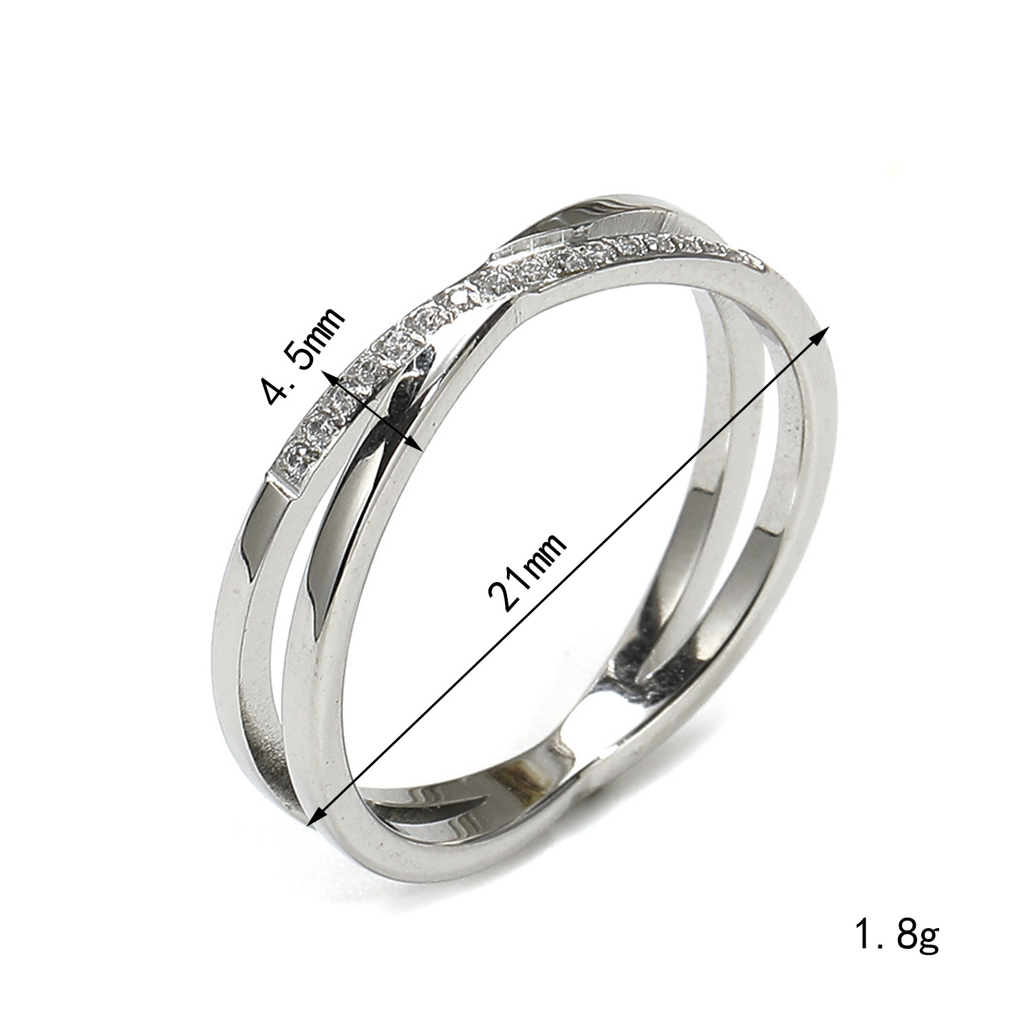 steel color US Size #7
