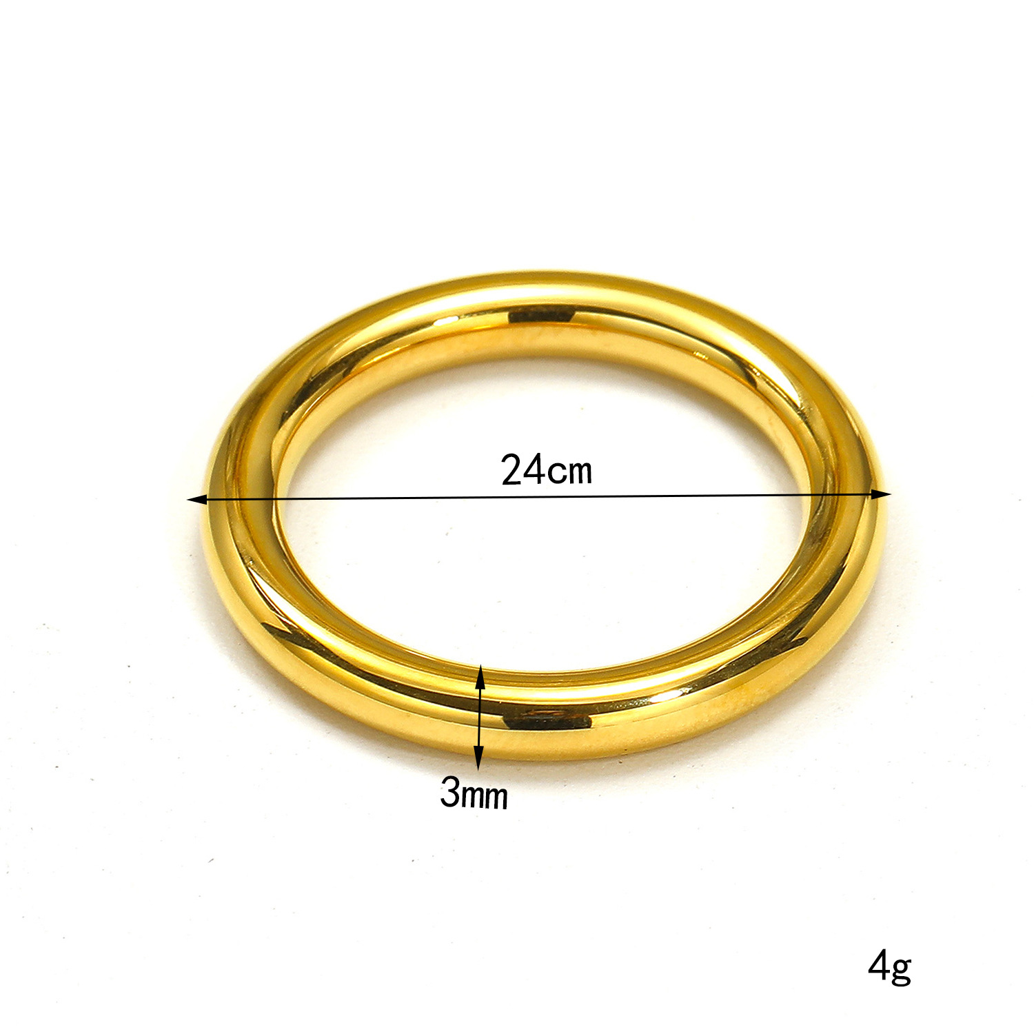 gold 3mm US Size #7