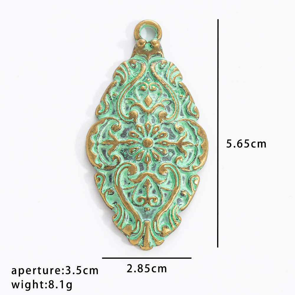 A18302 antique bronze color green