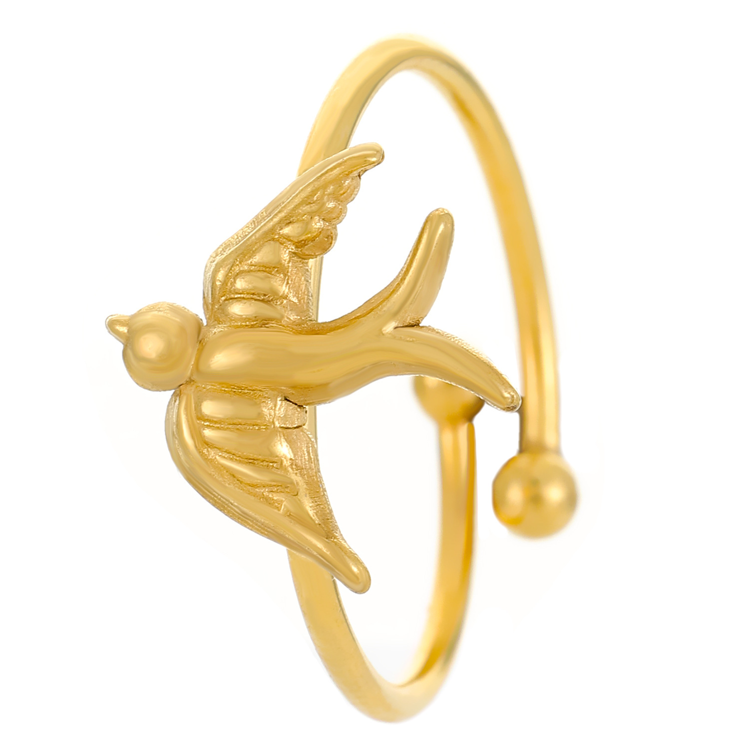 16:04 18K True Gold Swallow N-943