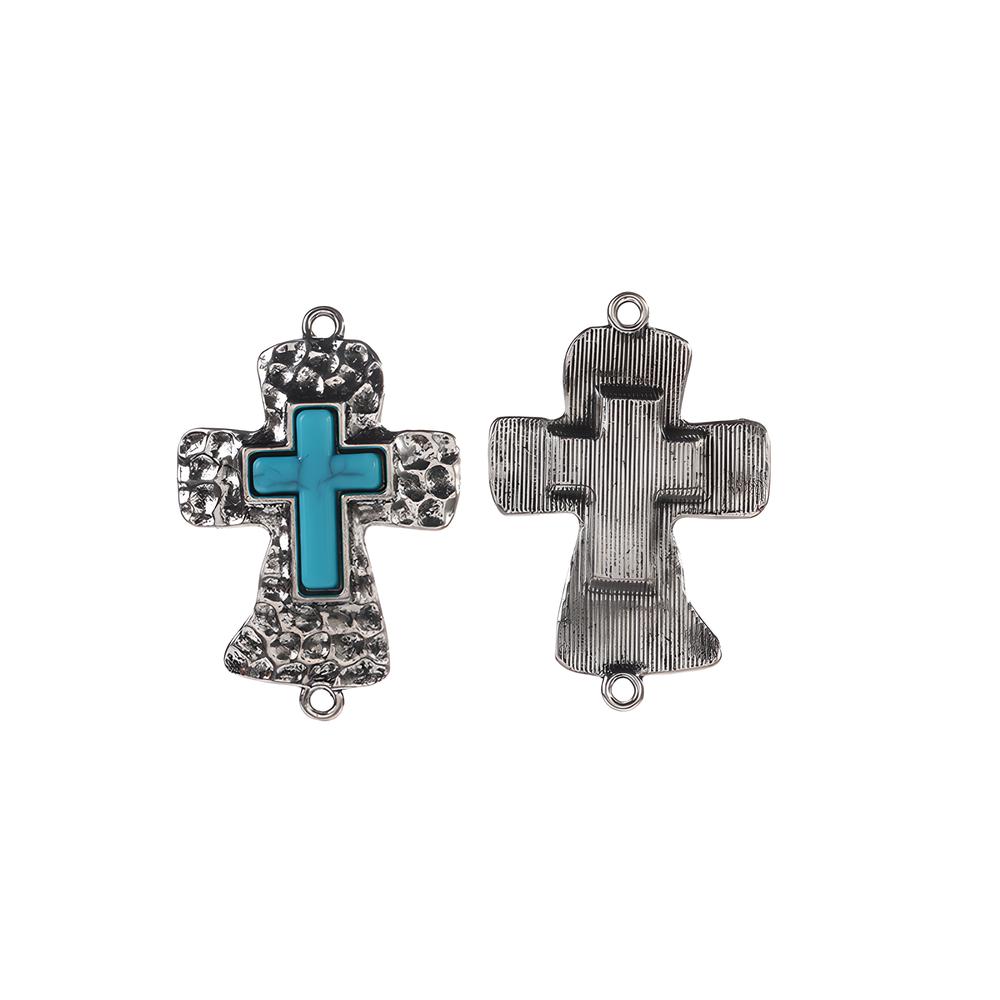 A39287  antique silver color, 55*38mm