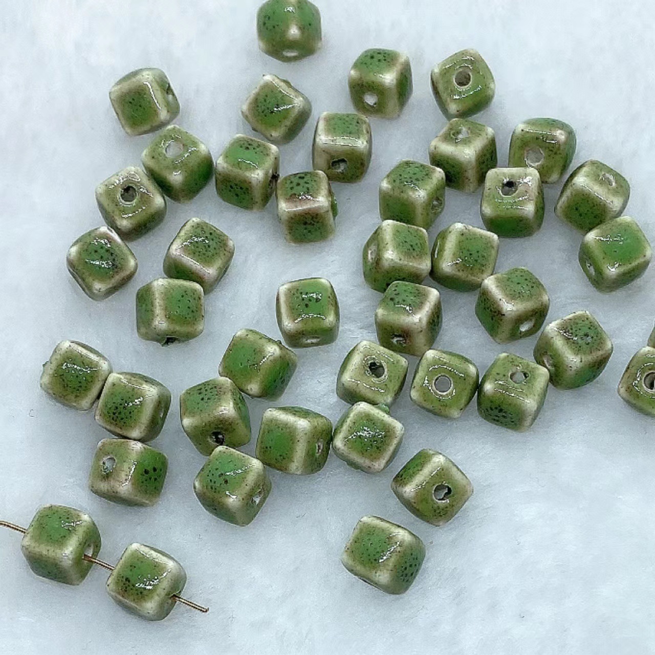 3:Green flower glaze