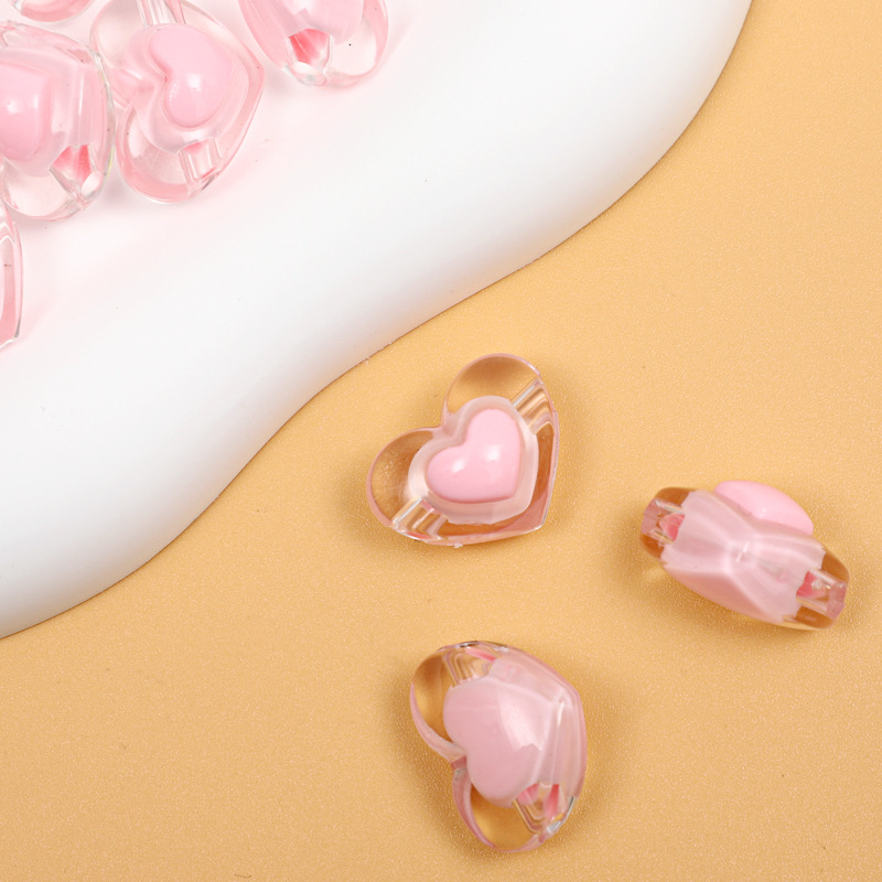 Pink Large size 15.5*21mm (net weight 2.28g)