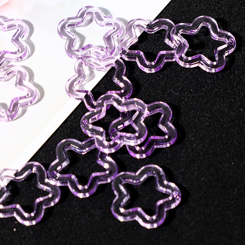 Transparent purple