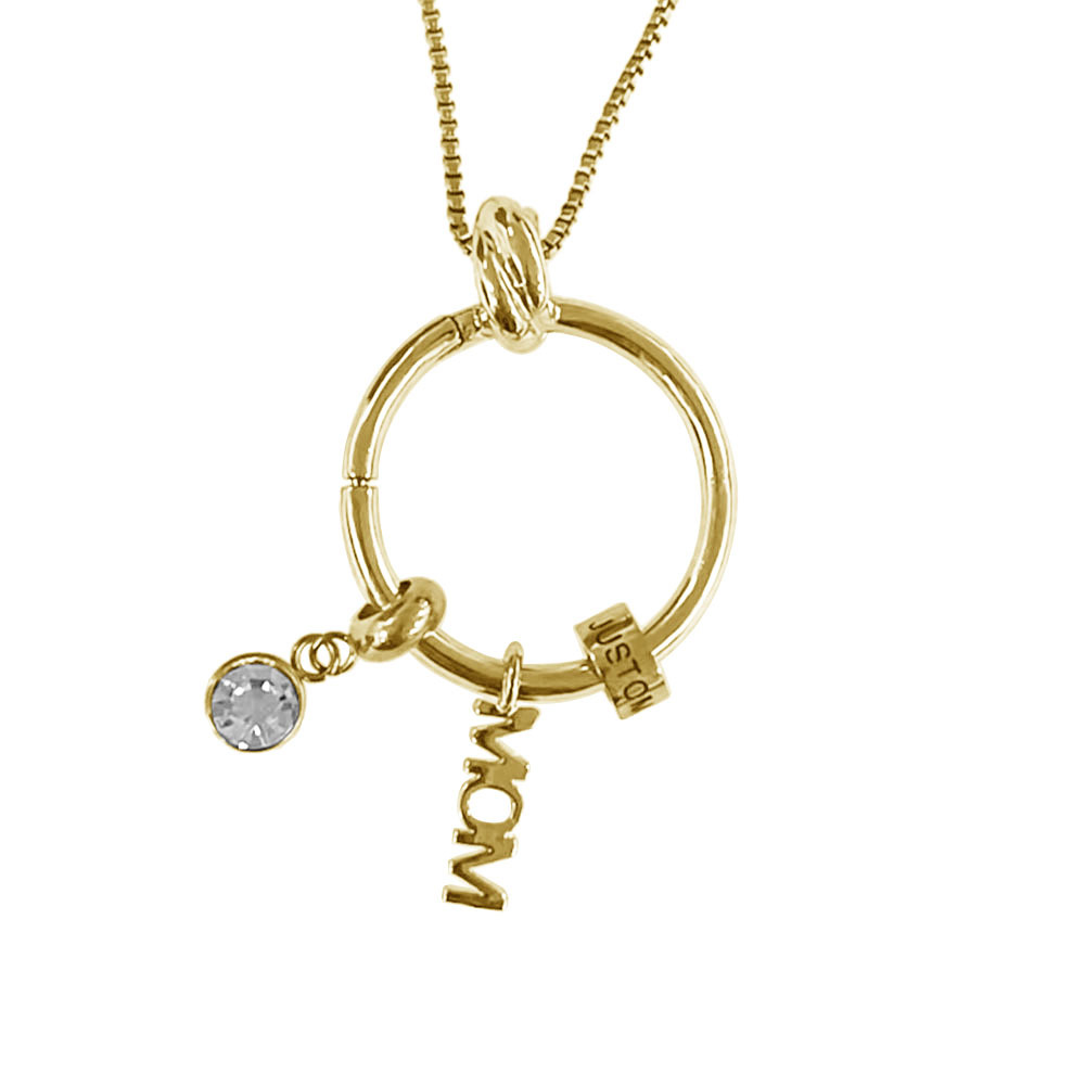 2:Gold (necklace +1 lettering beads)