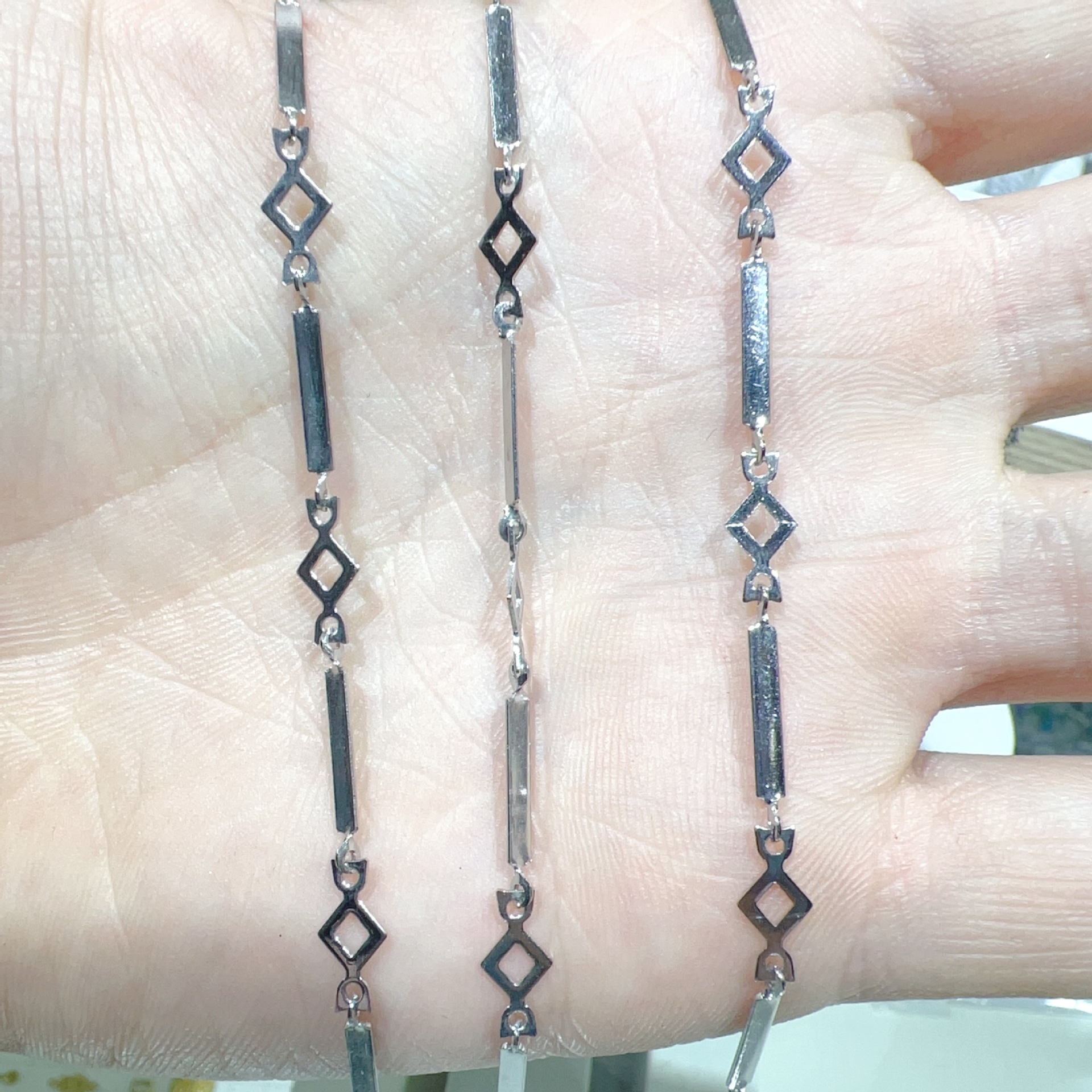 5:5# long hollow diamond