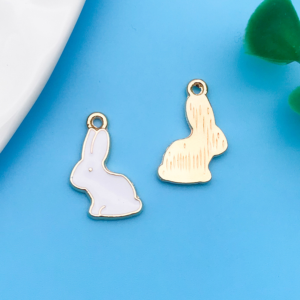 3:Oil dripping white rabbit 10x17mm-9945-0.8g