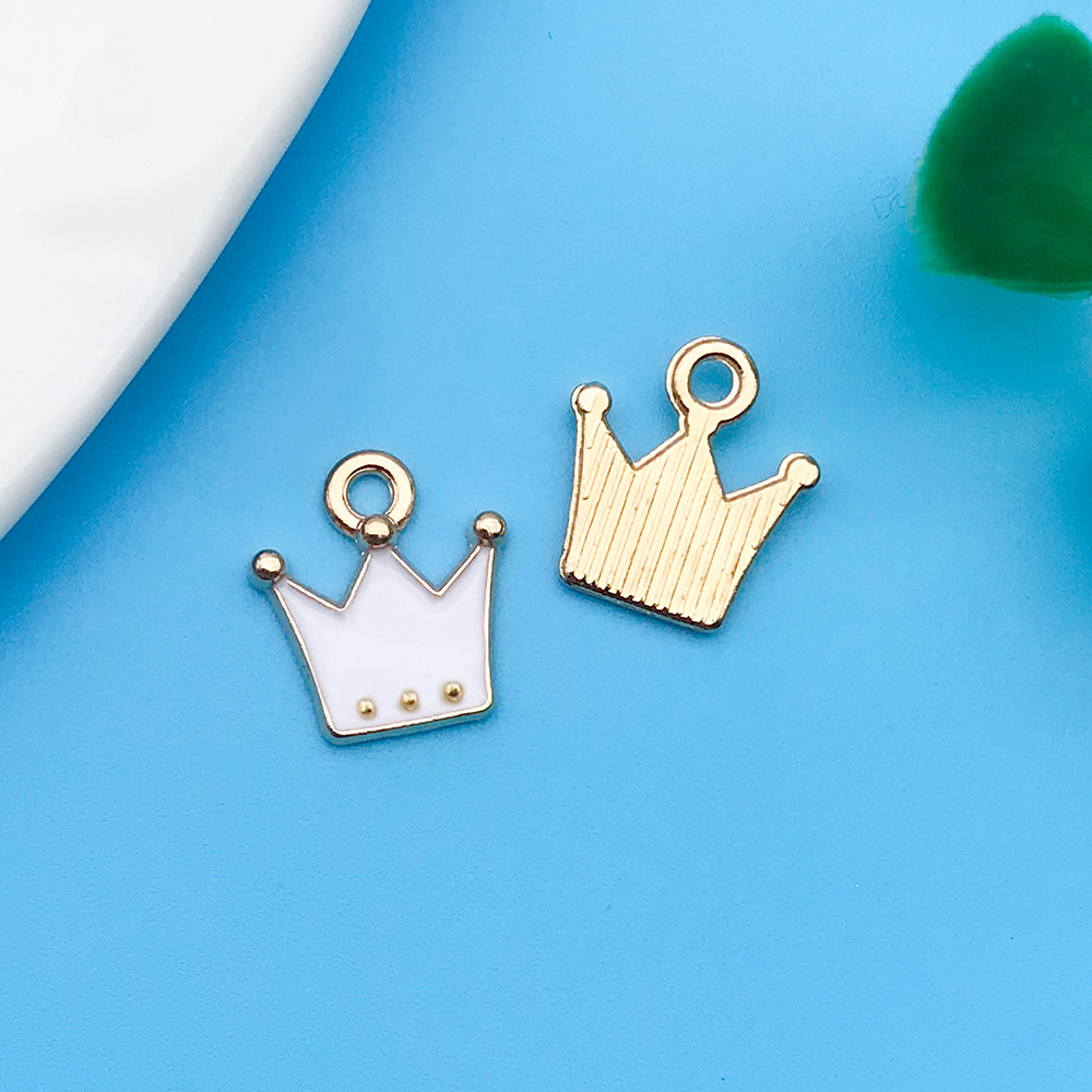 7:Oil drop white crown 11x12mm-11024-0.5g