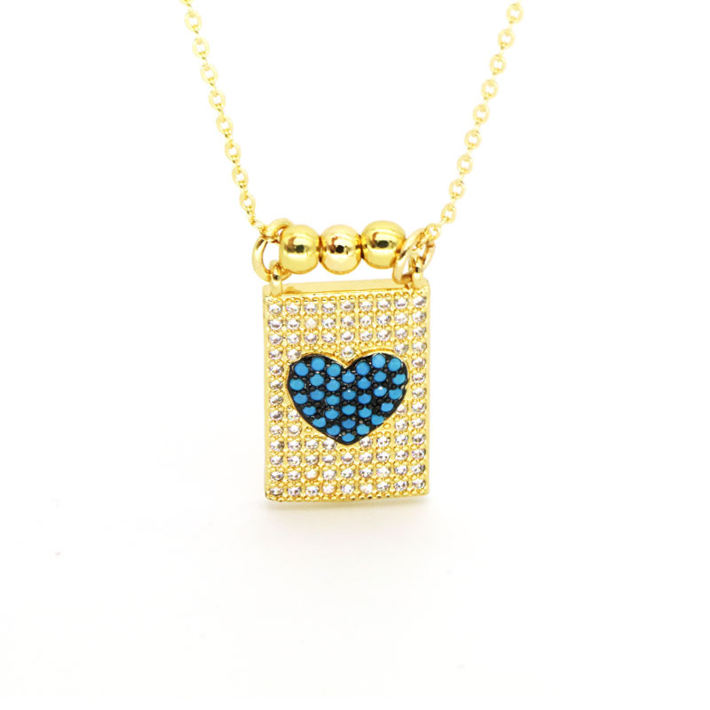 2:Sky Blue Love Necklace