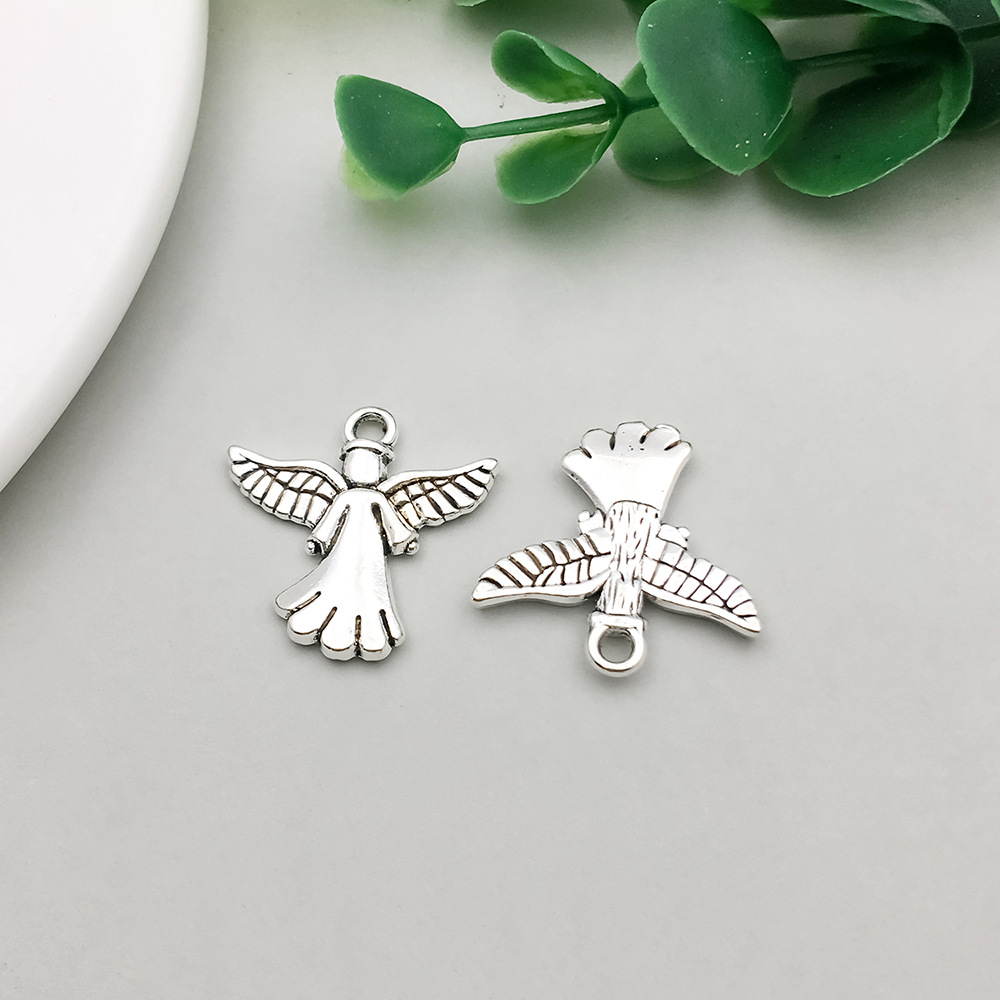 11:1 antique silver angel 20*20mm-1.8g-11311