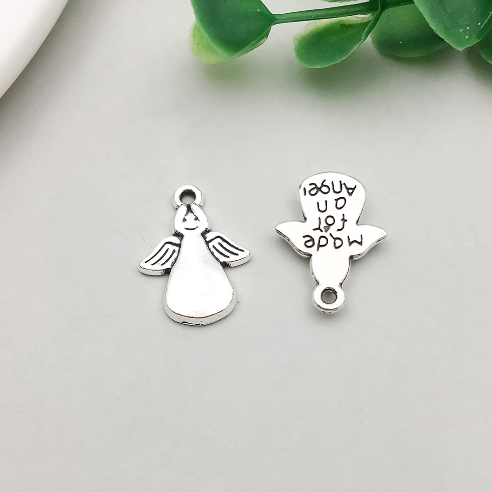 16:1 antique Silver Angel 13*17mm-1.1g-17360