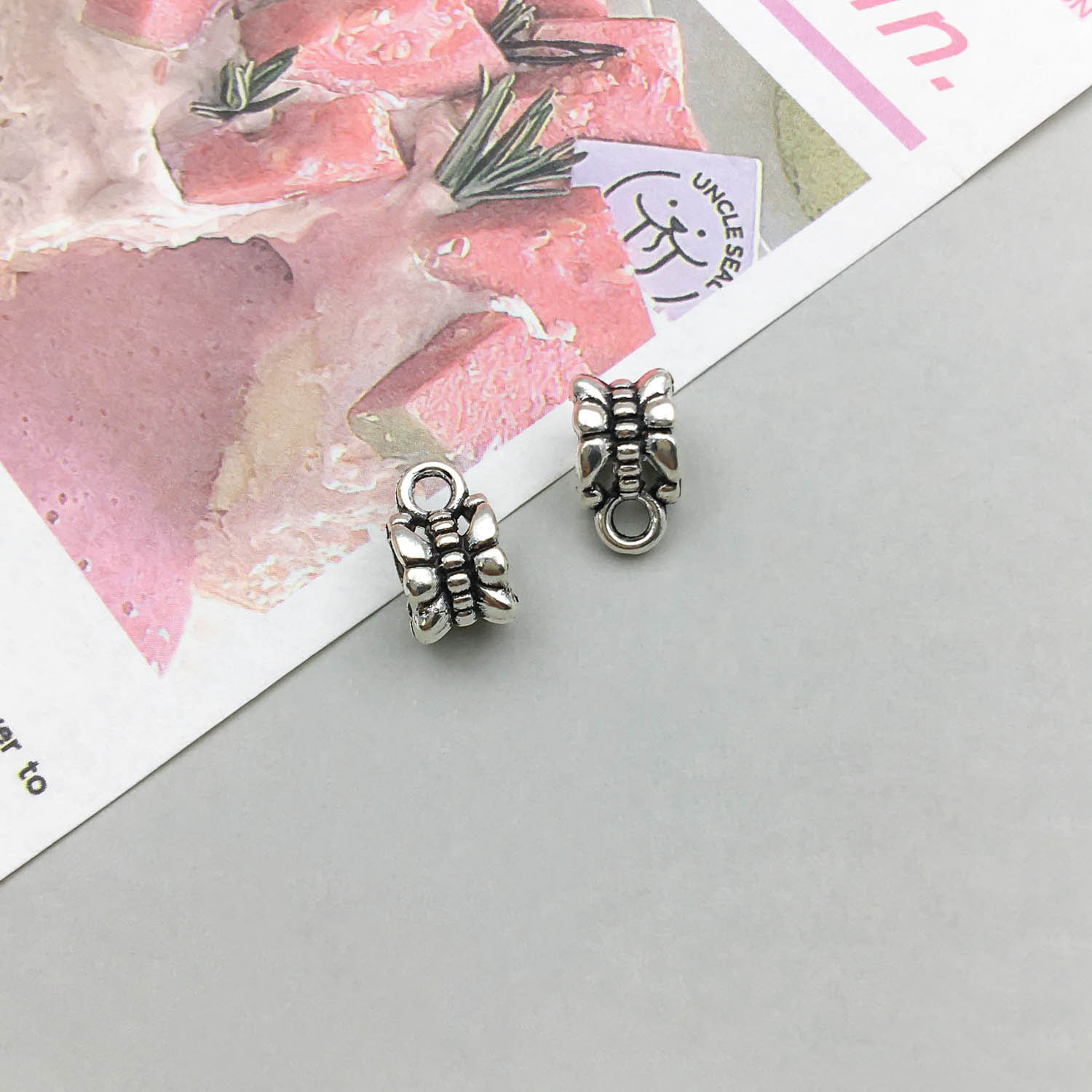 3:1 antique silver tee hanging head 6*10mm hole 4mm-0.6g-8279