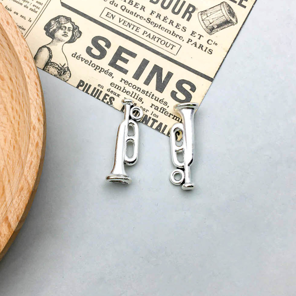 4:1 antique silver horn 7*22mm-1g-9161