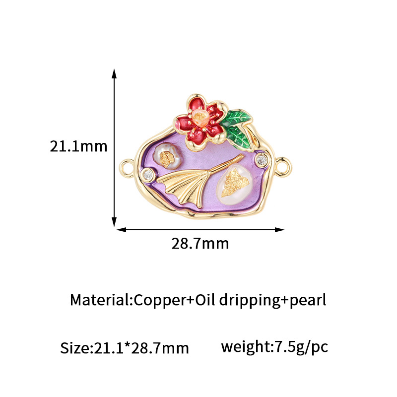 7:14k gold cbk3341-2 purple