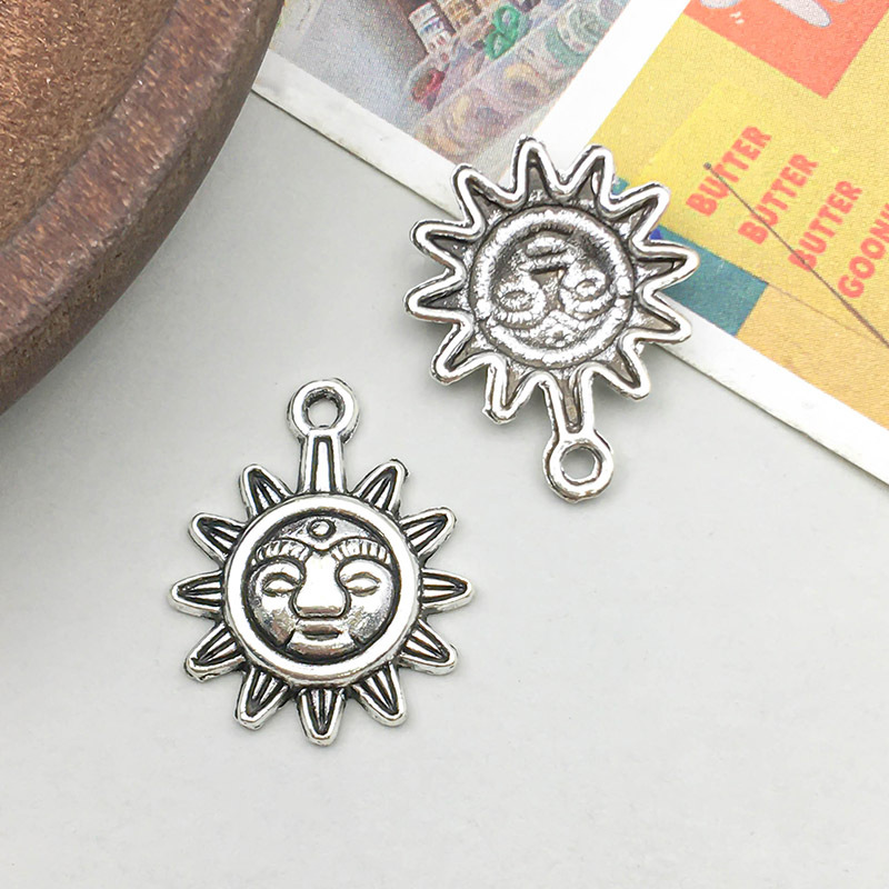 13:1 antique silver sun 16*21mm-2.2g-8226