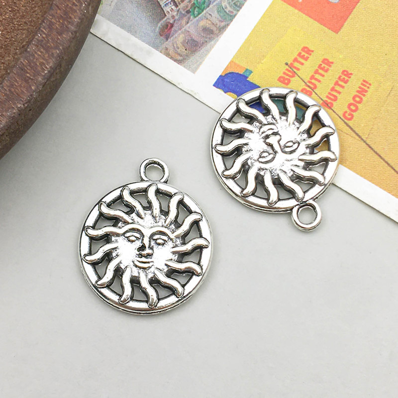 20:1 antique silver sun 17*20mm-1.9g-9065