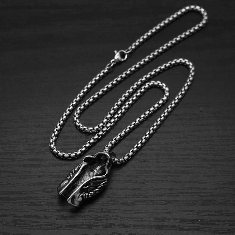 2:Steel color with 60cm square pearl chain