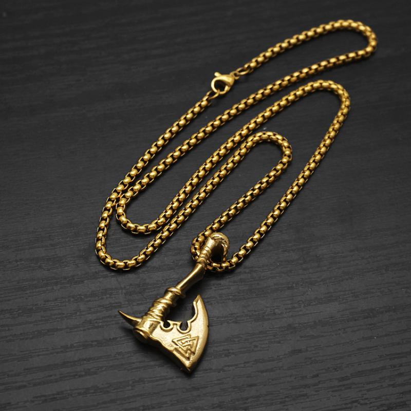 4:Gold with 60cm square pearl chain