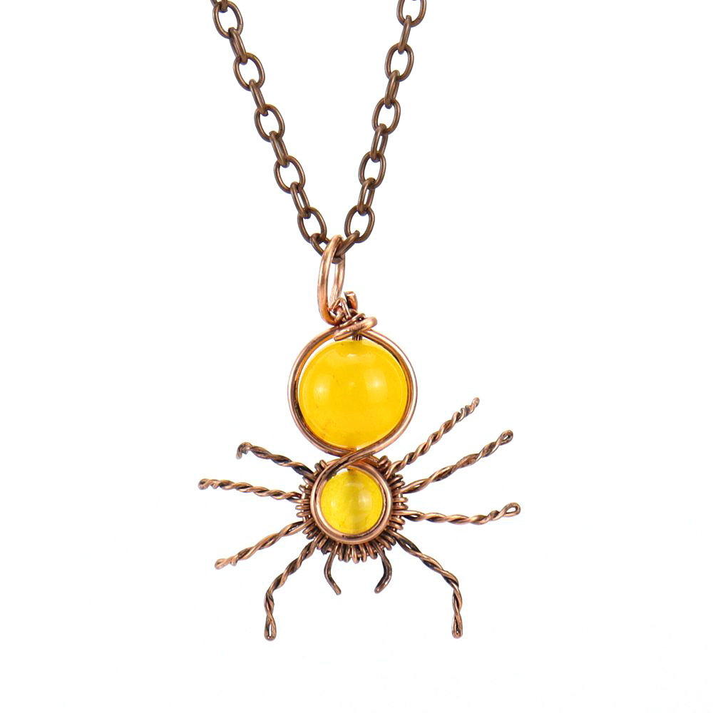 11:Ancient red copper yellow jade beads