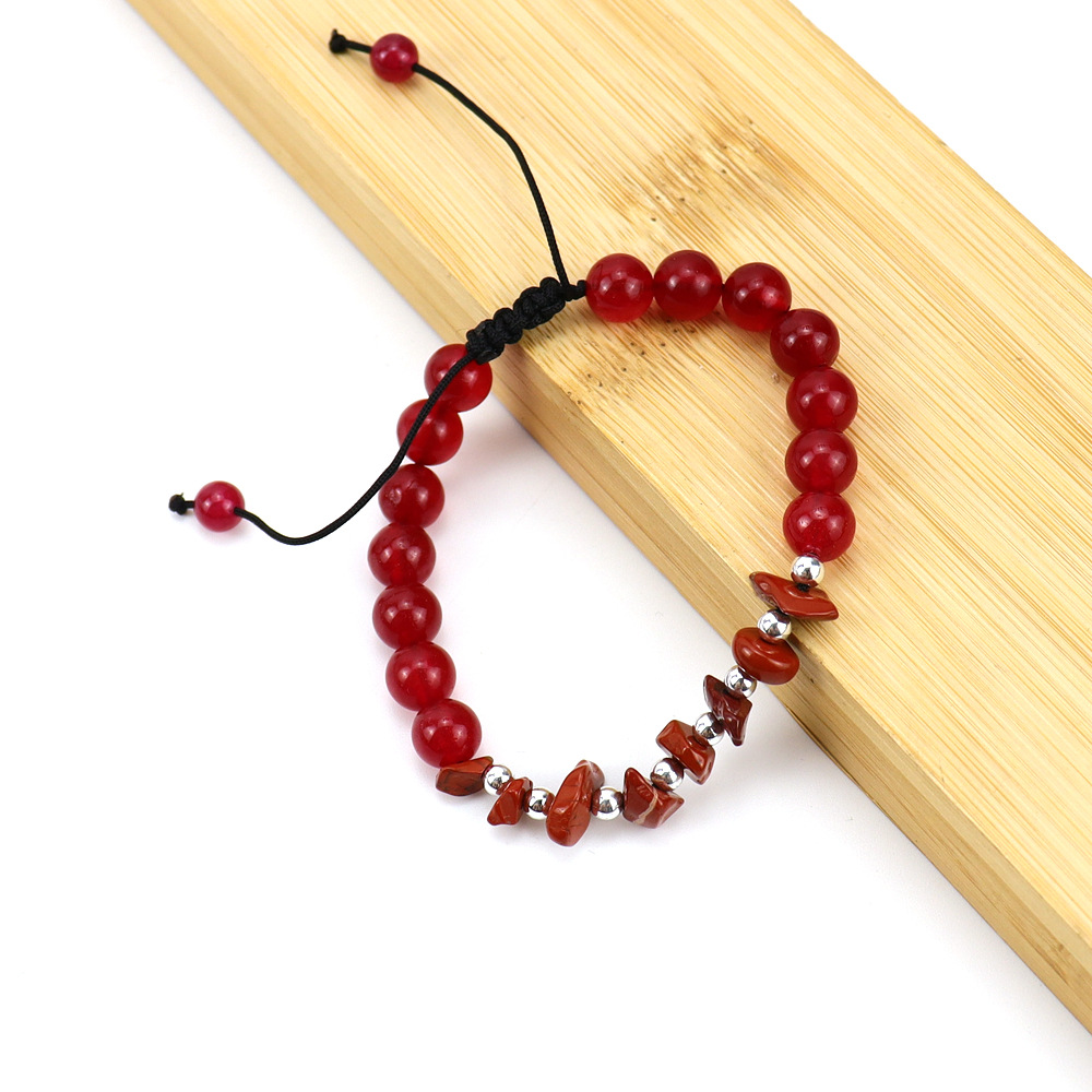 4:red stone ancient silver