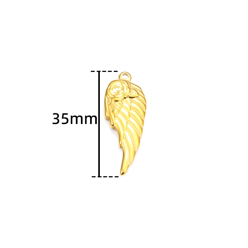 2:18k gold rose wings 35mm