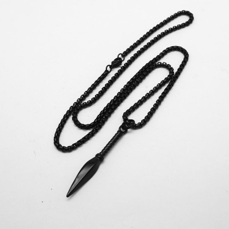 6:Black with 60cm square pearl chain