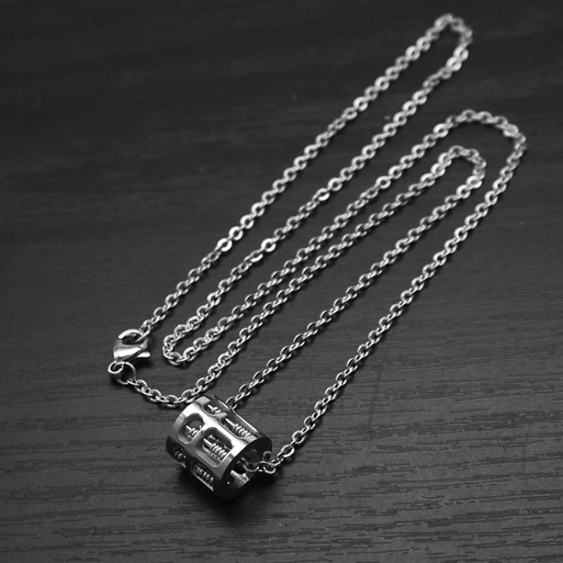 Steel color with 2mm50cmo chain