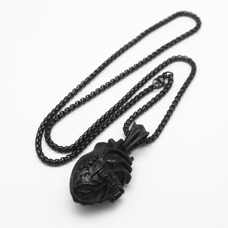 Black small size with 3mm60cm square pearl chain